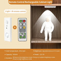 Rechargeable LED Motion Sensor Cabinet Light – Remote & Timer LED Cabinet Light Oasis Select 1Light 1Remote White