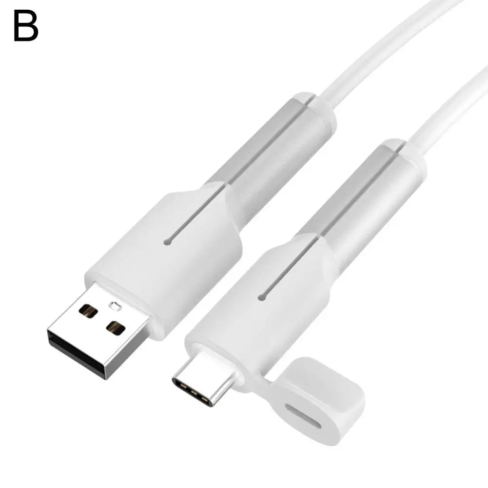 Silicone USB Cable Protector & Wire Winder – Micro/USB-C