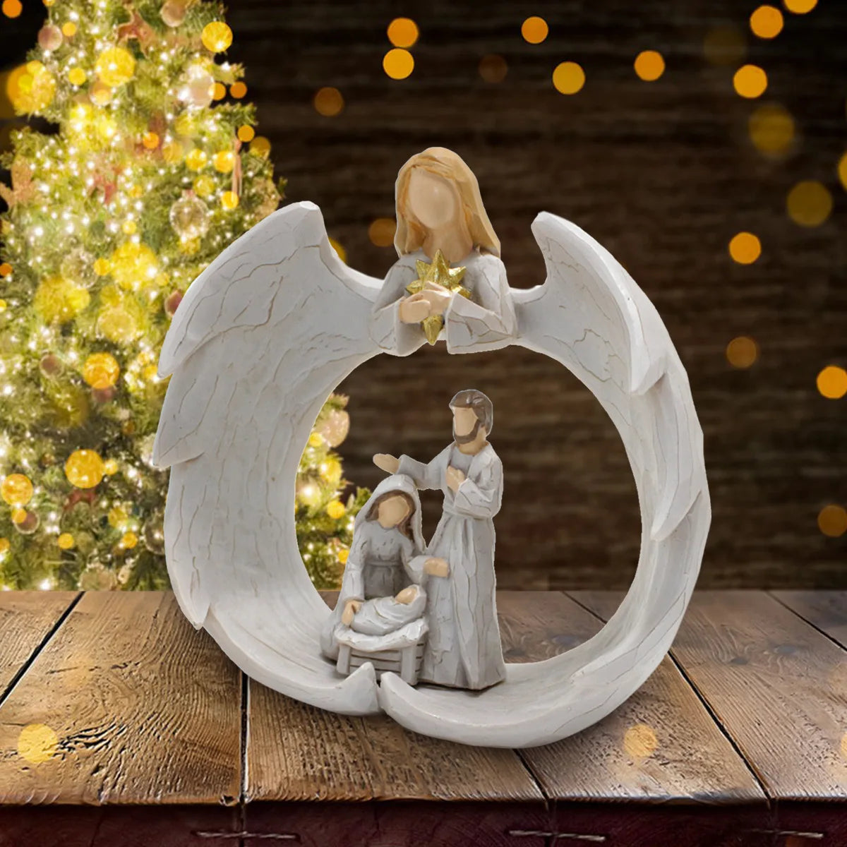 Angel Ornament Home Garden Ornament Creative Jesus Ornament Home Decor Oasis Select