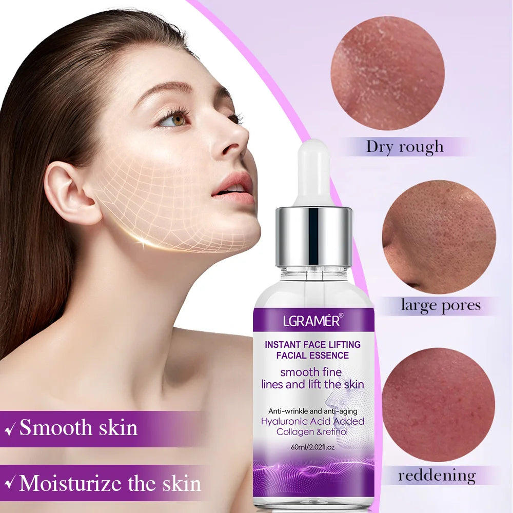 Retinol Aging Removes Wrinkles Serum Pore Shrinking Serum Whitening Moisturizing Serum Pigment Spots Remove Face Firming Oil Oasis Select
