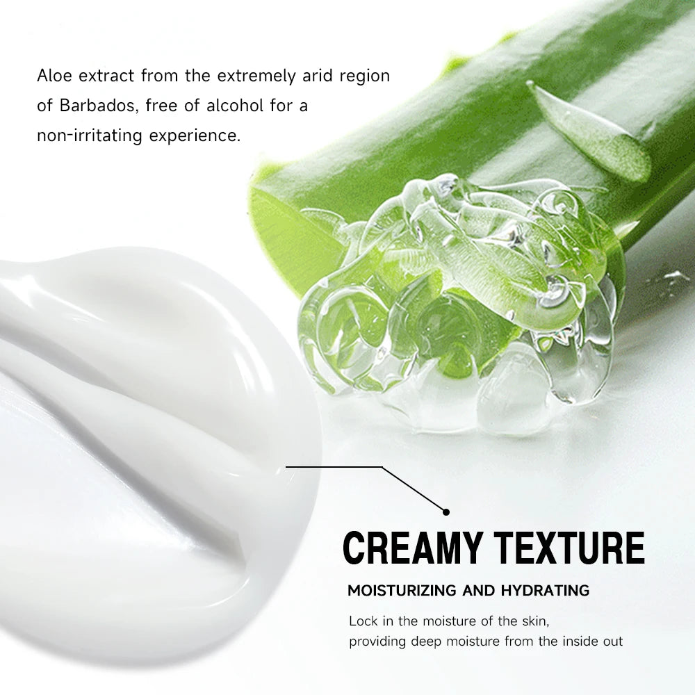 Natural Aloe Vera Gel Face Cream Moisturizing Blackhead Removal Creams For Women Korean Skin Care Products Cosmetics Nourishing Oasis Select