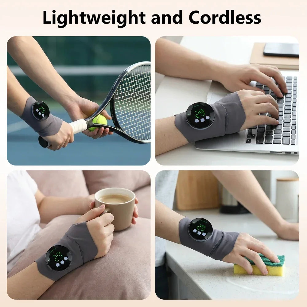 EMS Wrist Massager – 10 Modes, 29 Levels, USB-C Rechargeable