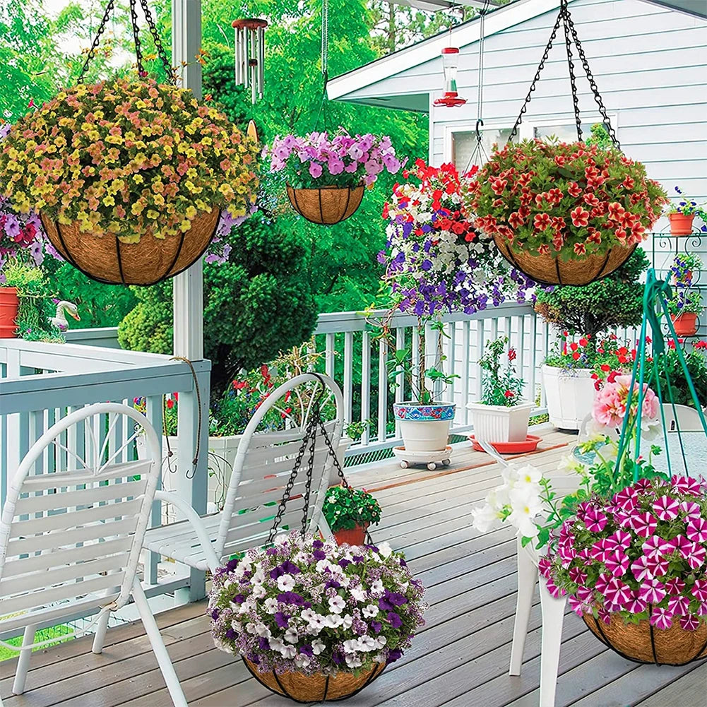 Natural Coconut Fiber Liners for Hanging Baskets & Planters Basket Liner Oasis Select