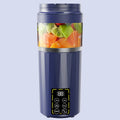 Portable USB Juicer Blender Cup – Digital Display, 600ml