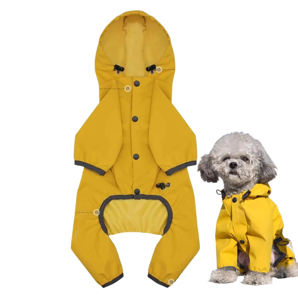 Dog Raincoats Adjustable Lightweight Clothes Rain Jacket for Dogs for Winter Christmas Halloween Snow Walking Hunting Rainy Oasis Select