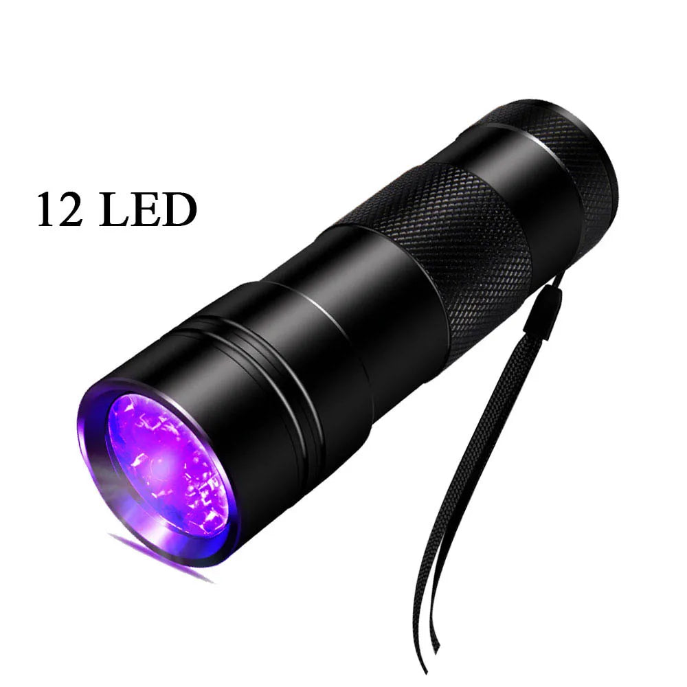 KDULIT 395nm UV Blacklight Flashlight | Pet Stain & Scorpion Torch