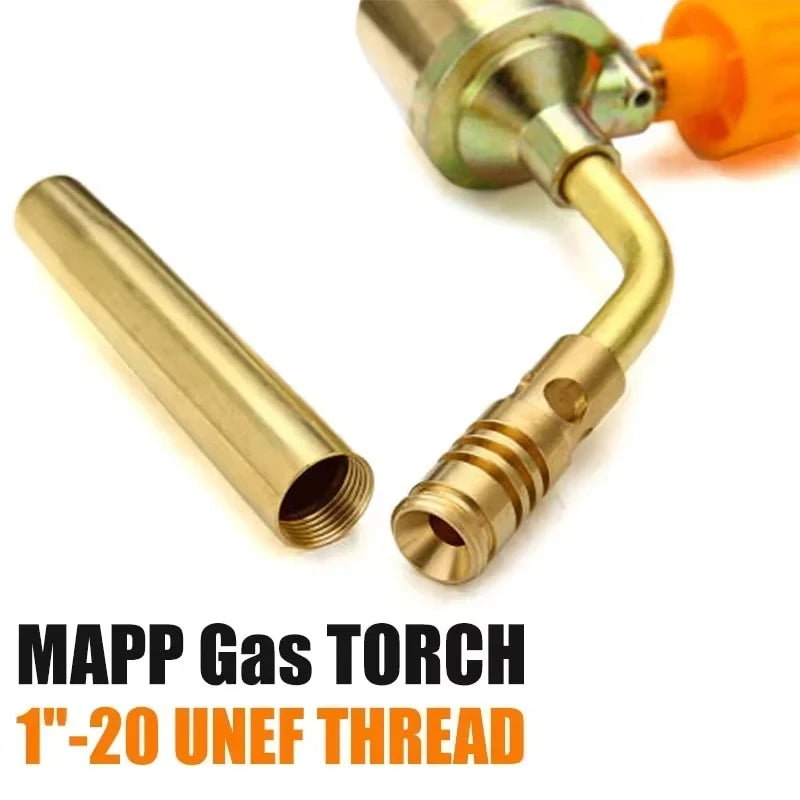 High Temperature Portable Butane Welding Torch Gas Burner Flame Gun for Outdoor Camping BBQ Gas Lighter Oasis Select