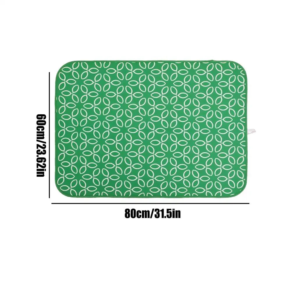 Portable Ironing Mat Heat Resistant Thickened Waterproof Non-slip Hanging Laying Soft Ironing Mat Protection Heat Insulation Oasis Select 60x80cm