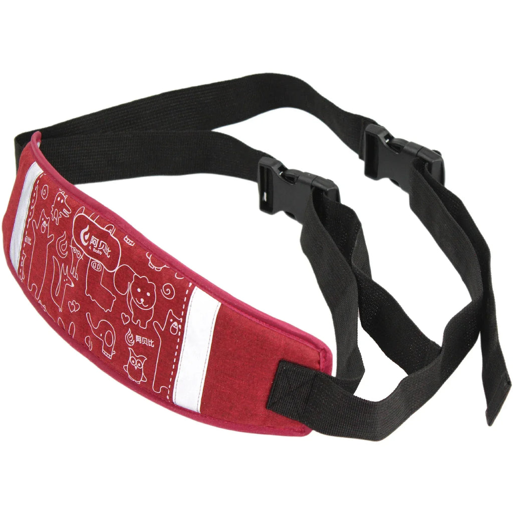 Reflective Kids Scooter Safety Harness Adjustable Motorcycle Belt Non Slip Riding Strap Child Motobike Chest Support Pad Oasis Select red