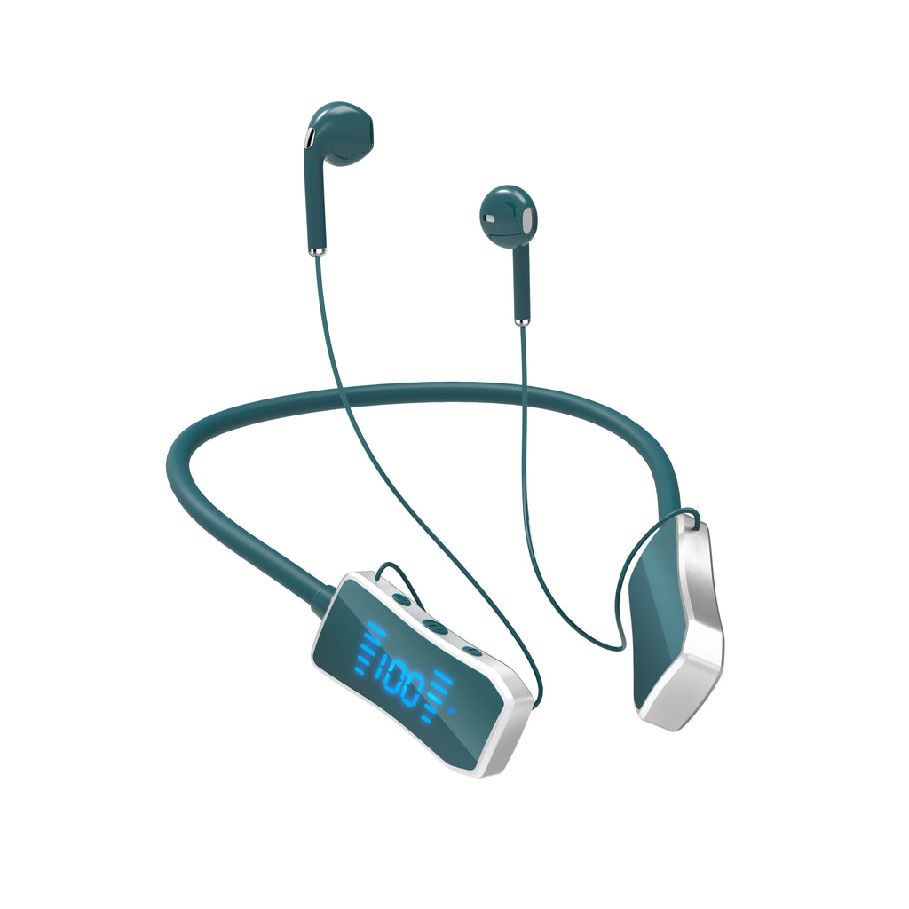 TWS Wireless Headphone Bluetooth Earphones Magnetic Neckband Sport Waterproof Blutooth Headset with Mic Noise Cancell Oasis Select green