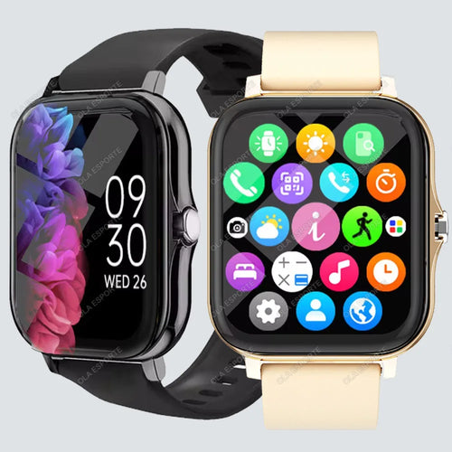 1.83" Smart Watch – Calls, Sleep & Fitness Tracker | iOS & Android Smart Watch Oasis Select