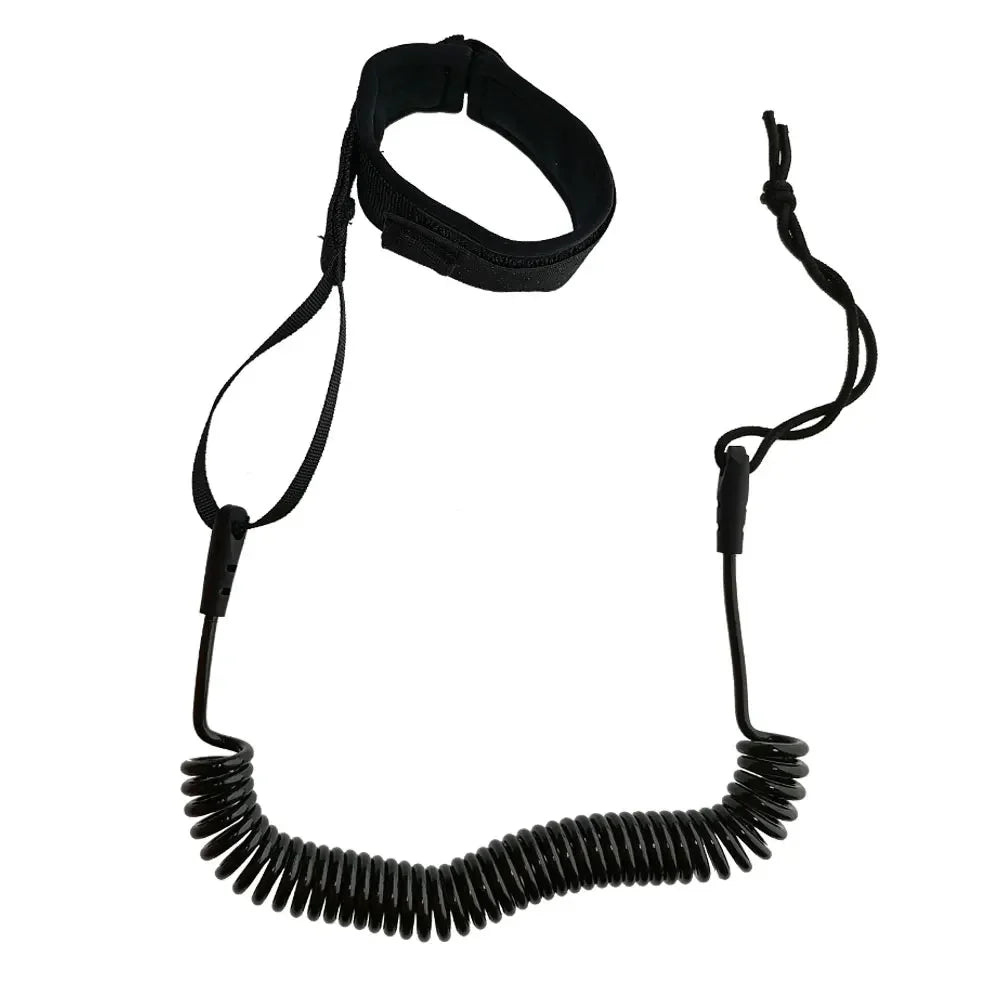 10FT Coiled Surfboard Leash Surfing Stand Up Paddle Board Surf Paddle Board SUP Cord Leash Oasis Select 1 Piece