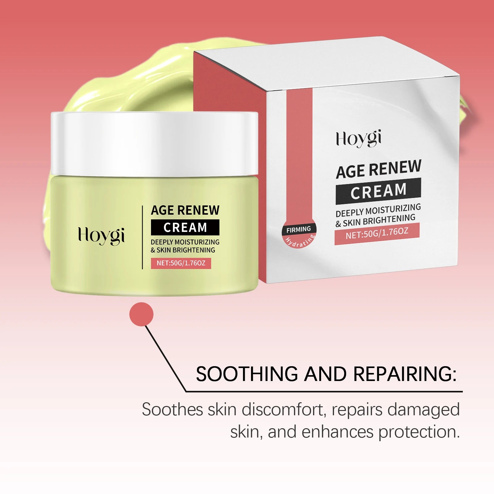 Moisturizing Anti-Wrinkle Firming Cream, Hydrating Nourishing, Tightening Skin, Smooth & Delicate, Facial Skincare Oasis Select
