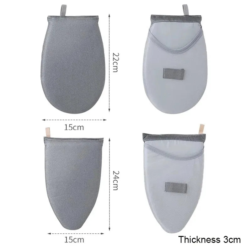 Washable Ironing Board Mini Anti-scald Gloves Iron Pad Cover Heat-resistant Stain Resistant Ironing Board for Clothing Store Oasis Select