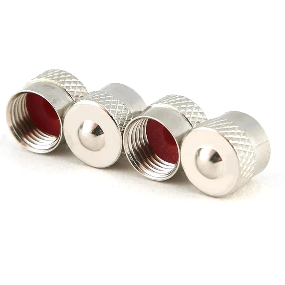 4PCS Tire Valve Caps with O Rubber Ring, Valve Stem Caps, Universal Stem Covers for Cars, SUVs, Bike, Trucks, Motorcycles Oasis Select