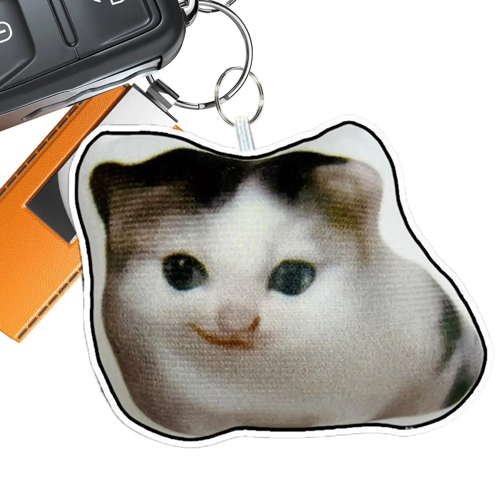 Cat Key Chain Cute Kitten Keychain with Sound Adorable Backpack Keyring Pendant Cat Keychain Pendant doll keychain for Kids Oasis Select