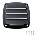 Nylon Marine Boat Air Vent Louvered Ventilator Grille 8.3cm Marine Vent Grille Oasis Select Black-