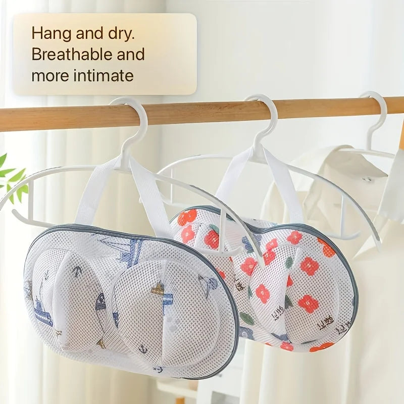 2pcs Bra Laundry Bag Underwear Wash Package Brassiere Clean Pouch Anti Deformation Mesh Pocket Special for Washing Machine Oasis Select