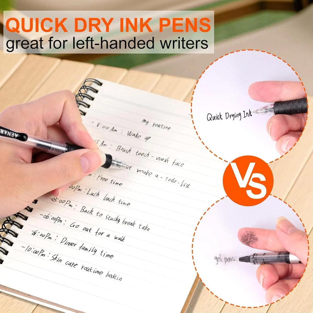 20 Pcs Ink Pen Refills Compatible with Pilot G2, Sharpie Gel Pens 0.5 Refills Black, Fine Point Pen Refills for Click Pens Oasis Select