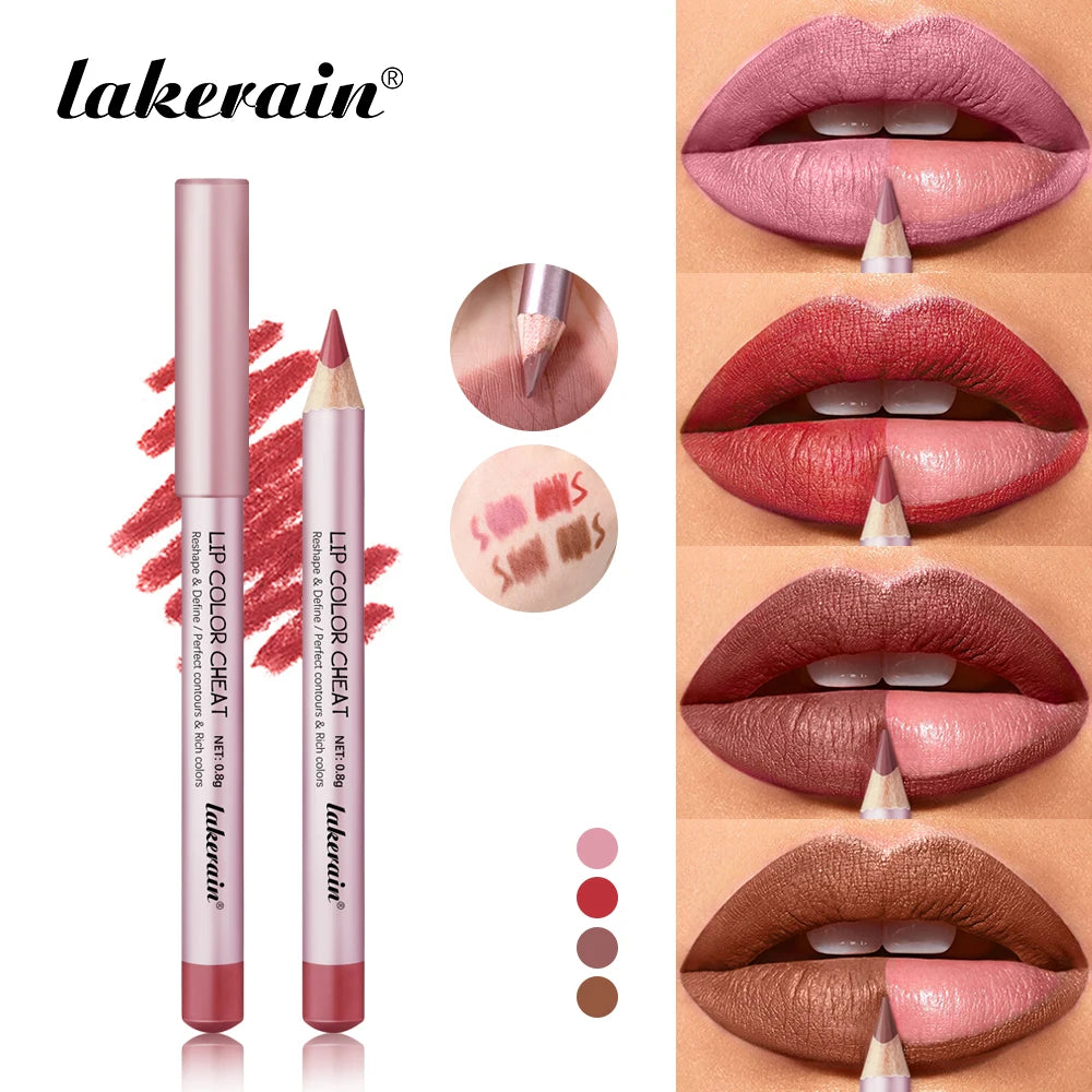 Mini Lip Liner Pen Pillow Intimacy High Color Define Sexy Lips Precision Waterproof Long-lasting Girlfriend Gifts Lip Liner Pen Oasis Select