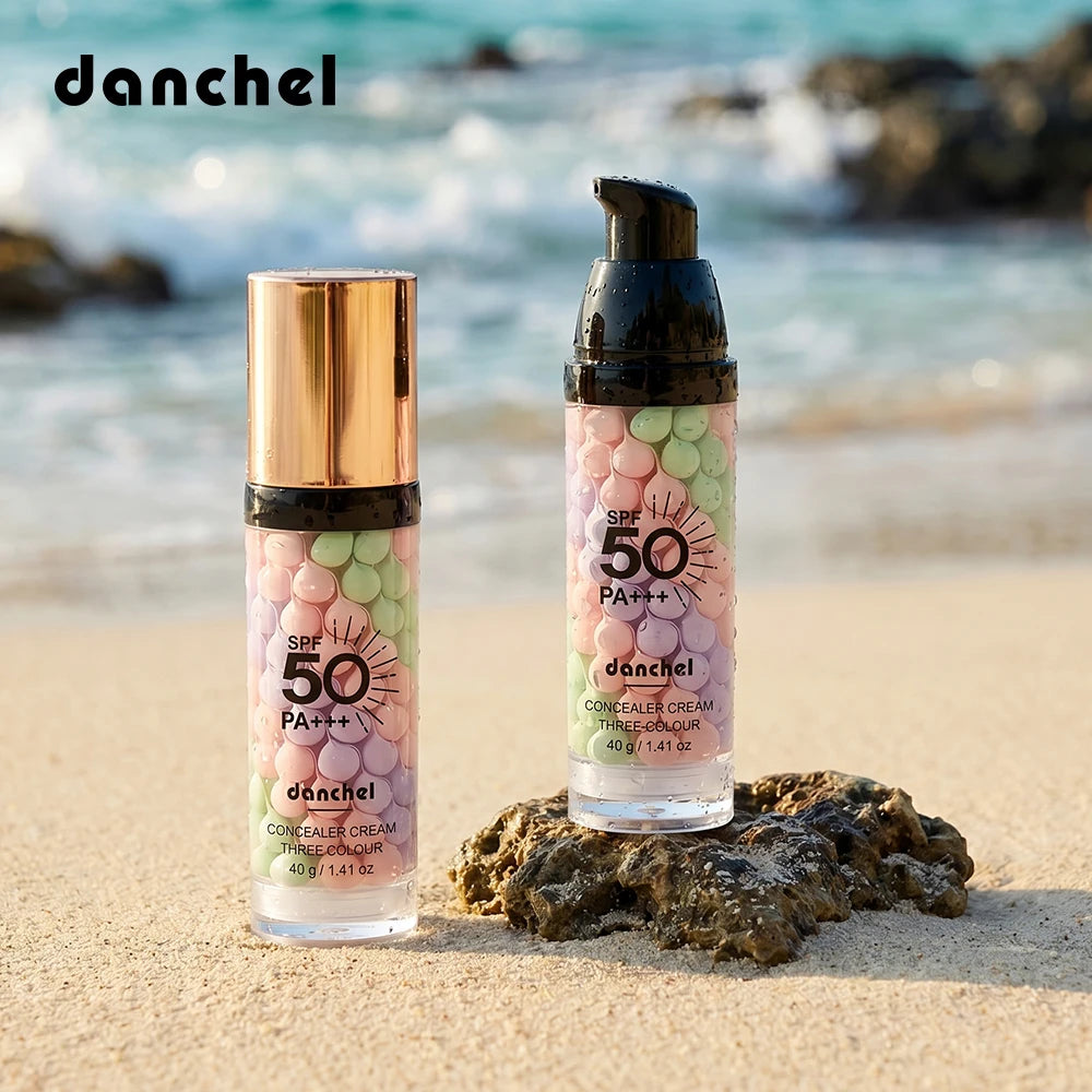 3-in-1 Primer SPF 50 Color Correcting Isolation Cream Oil Control Moisturizing Face Makeup Base Blur Pores Even Skin Tone Radian Oasis Select 2 pcs
