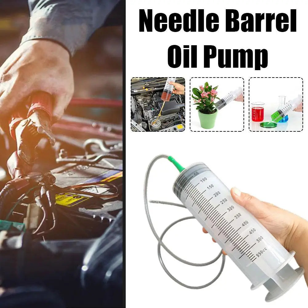 Oil Syringe Pump 100/300/550ml – Reusable Vacuum Extractor