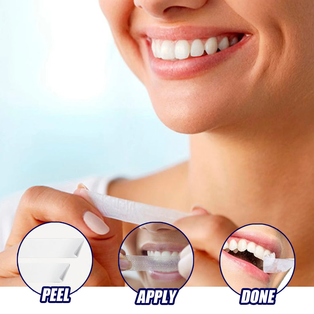 Eelhoe Teeth Whitening Strips – Mint Gel, 7 Strips/Box