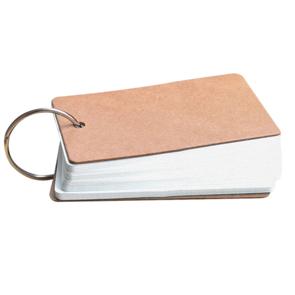 Portable Buckle Binder Flash Cards Memo Pad | DIY Notes