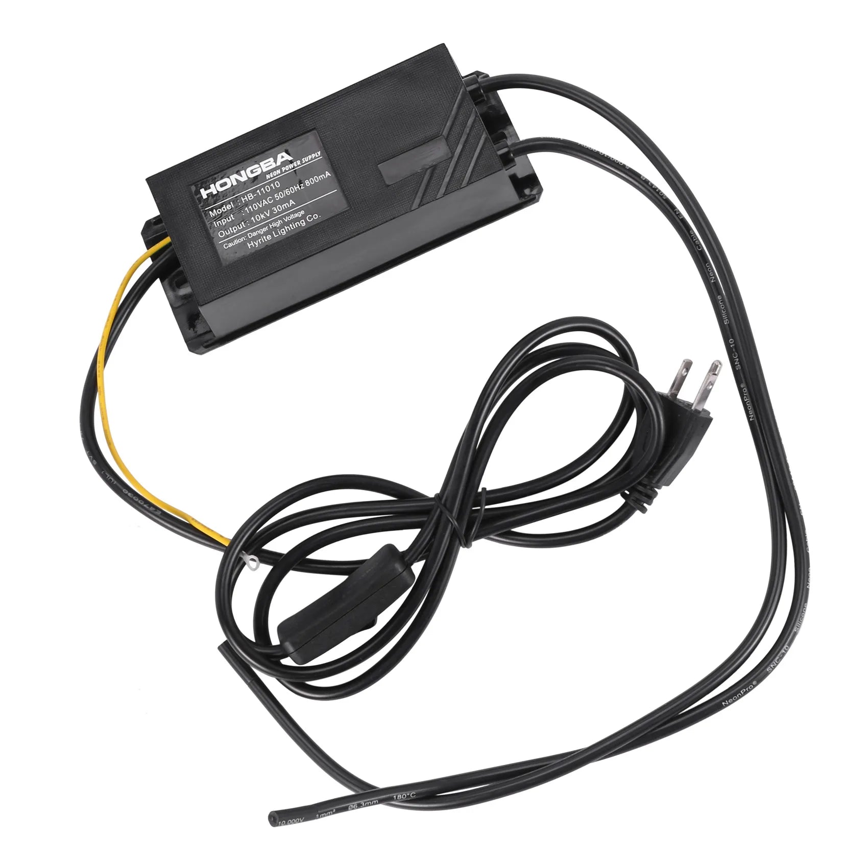 LIKE WISH 10 KV 120V Neon Light Sign Transformer For Neon Sign Power Supply Beer Bar Neon Signs US Plug Oasis Select