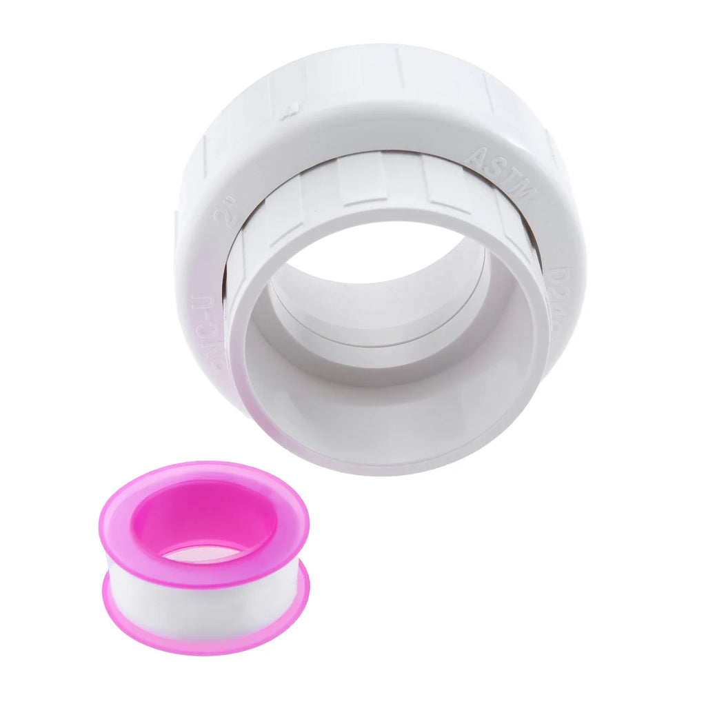 PVC Ferrule Joint & 1 Pc Tape Suitable for Irrigation,Water Park,Aquarium Pipeline with EPDM O-ring No Leakage and Tight Sealing Oasis Select