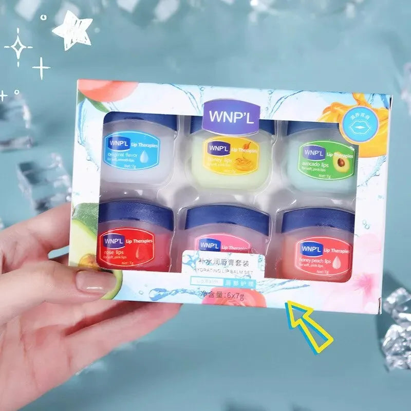 Lip Balm Healing Moisturizing All-natural Lip Mask For Dry Lips Lip Moisturizing Power Lip Care Nourishing Repair Oasis Select 6pcs