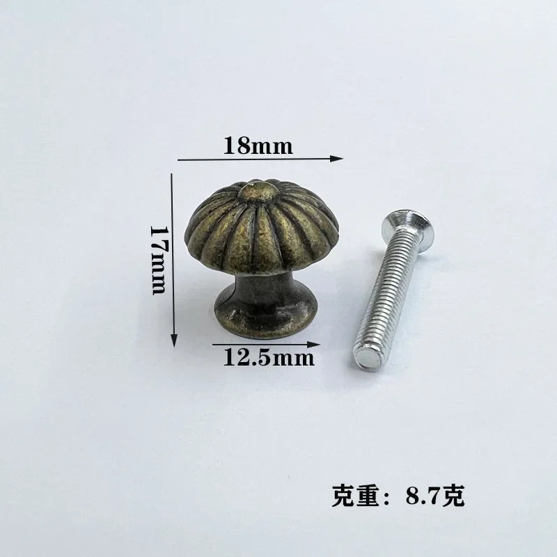 Antique Style Pull Handles Bronze Tone Retro Alloy Kitchen Drawer Cabinet Door Knobs Furniture Hardware Fittings
