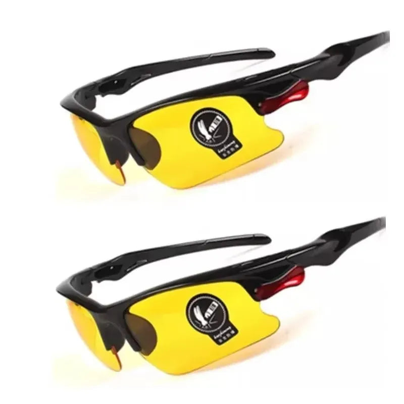 1/2/3/4/5pcs Professional Driving Glasses Polarized Yellow Car Goggles Driving Sunglasses Anti-Glare Vintage Glasses Accessories Oasis Select 2pcs Yellow