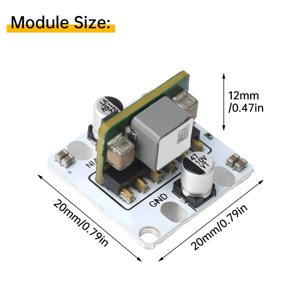 10A Step-Down Converter Module DC-DC Buck Module DC 9-14V to 5V 10A High Power Voltage Regulator with Overload Protection Oasis Select
