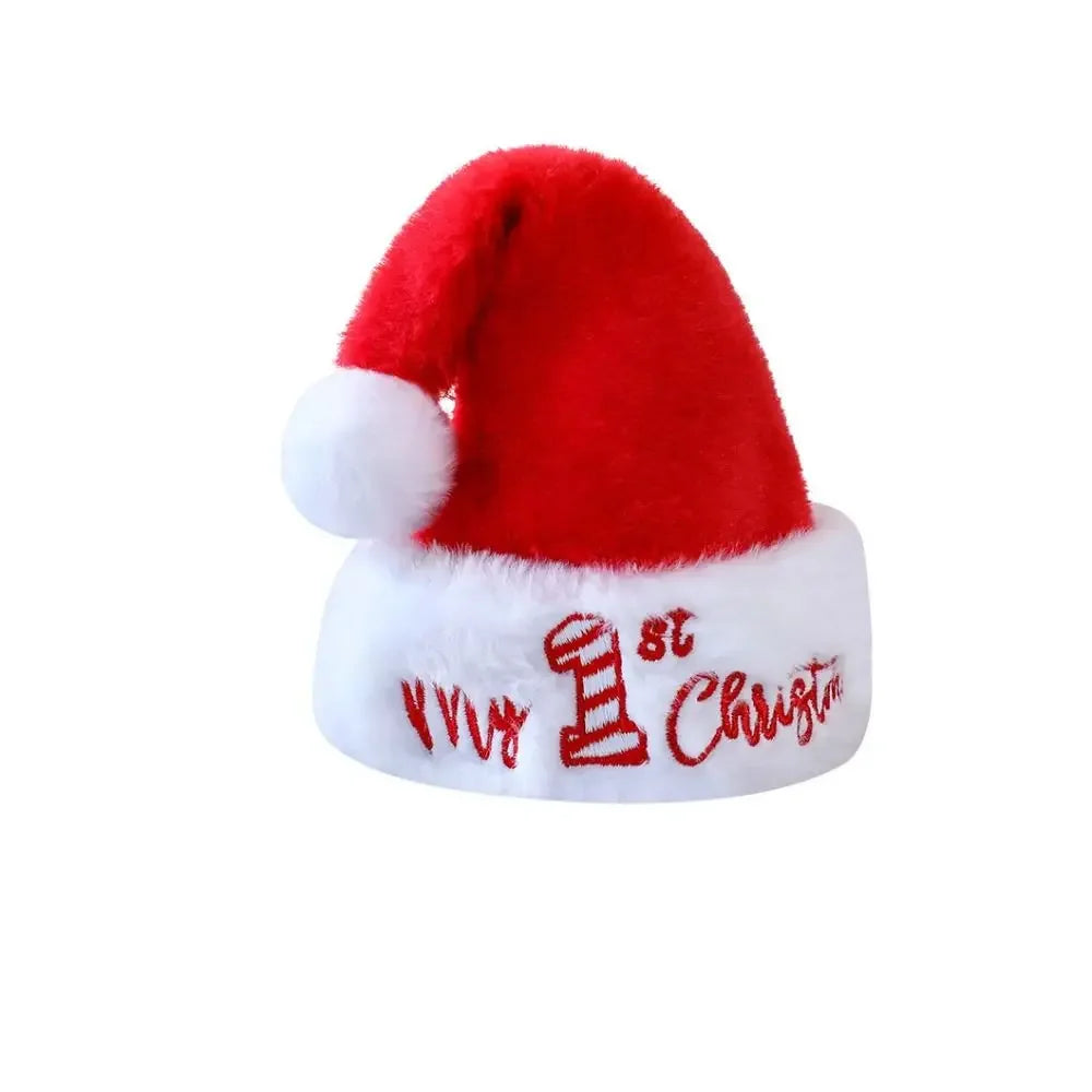Christmas Hat & Sock Gift Set – Plush Xmas Cap & Stocking