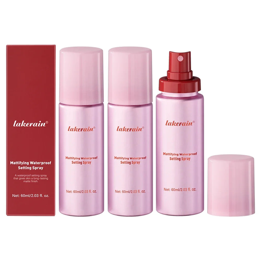 Mattifying Waterproof Setting Spray – Oil Control Makeup Fixer