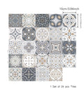 Film mosaic tile paste retro tile kitchen bathroom decoration DIY Wall paste floor paste For Wall Oasis Select 1 20cm x 20CM-24pcs