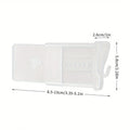4 Pack Fridge Organizer Dividers Clear Plastic Adjustable Refrigerator Shelf Separators Kitchen Storage Holders Container 2 Oasis Select 4pcs
