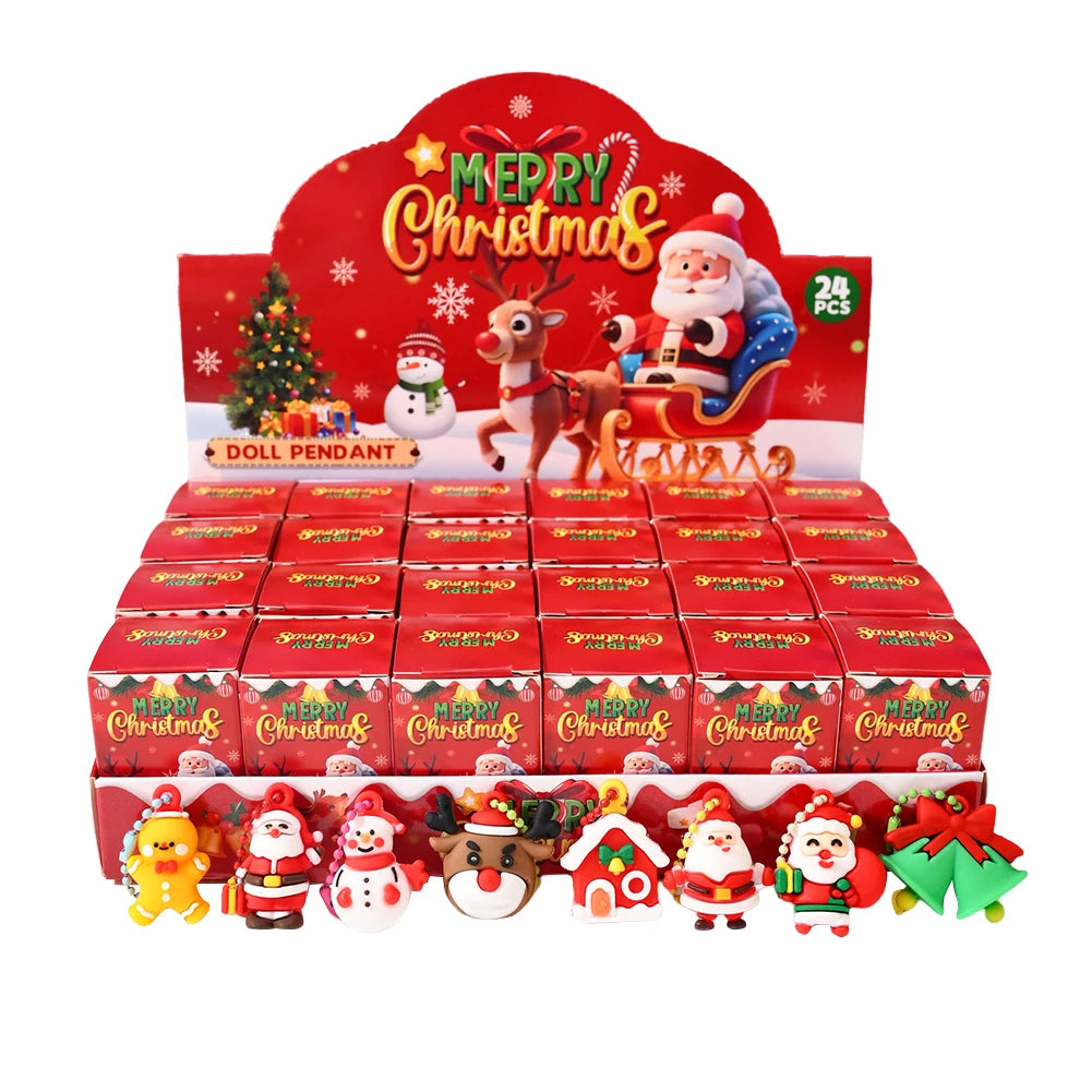 Christmas Advent Calendar 24pcs Ornament Countdown Gift Boxes