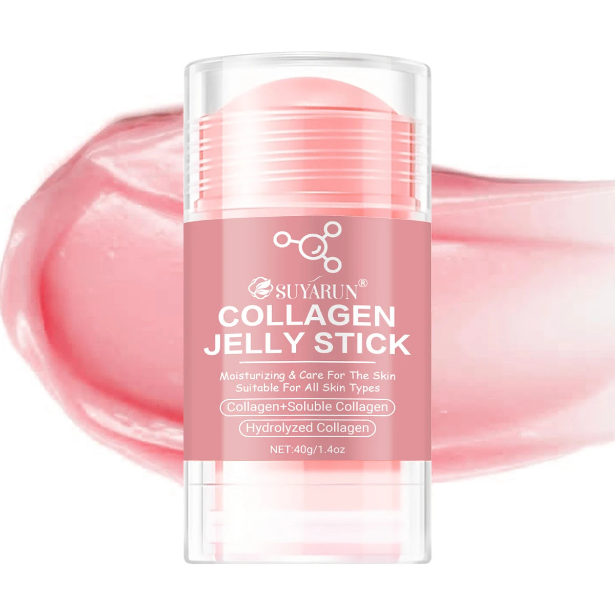 SUYARUN Collagen Jelly Neck Hand Foot Care Stick - Skin Tightening & Moisturizing Anti-Aging Elasticity Bar, New Beauty Tool. Oasis Select 40g