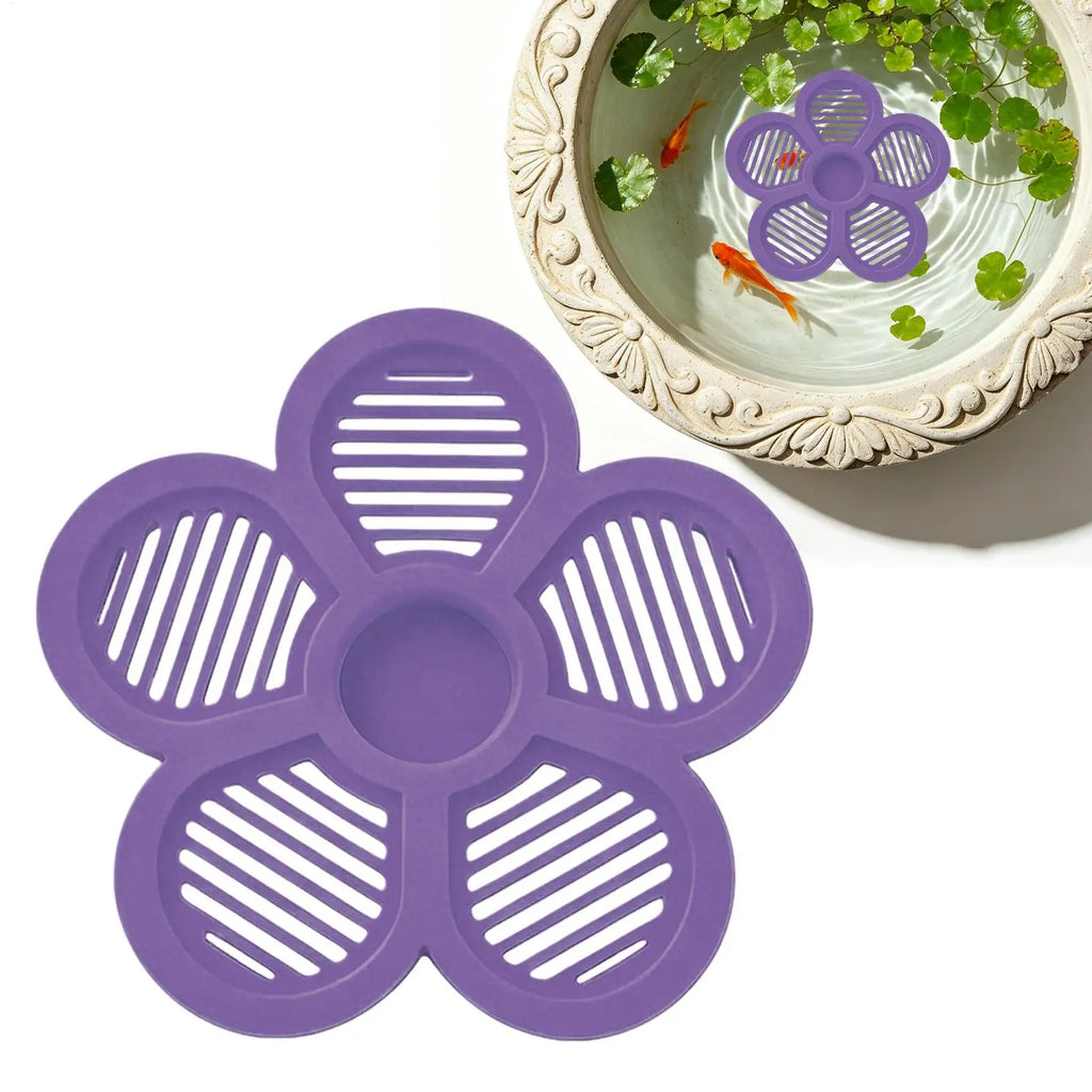 Floating Bee Island-Bee Waterer Bee Insect Drinking Tray Beekeeping Setups Luring Insect Waterer Island Tray For Outdoor Garden Oasis Select