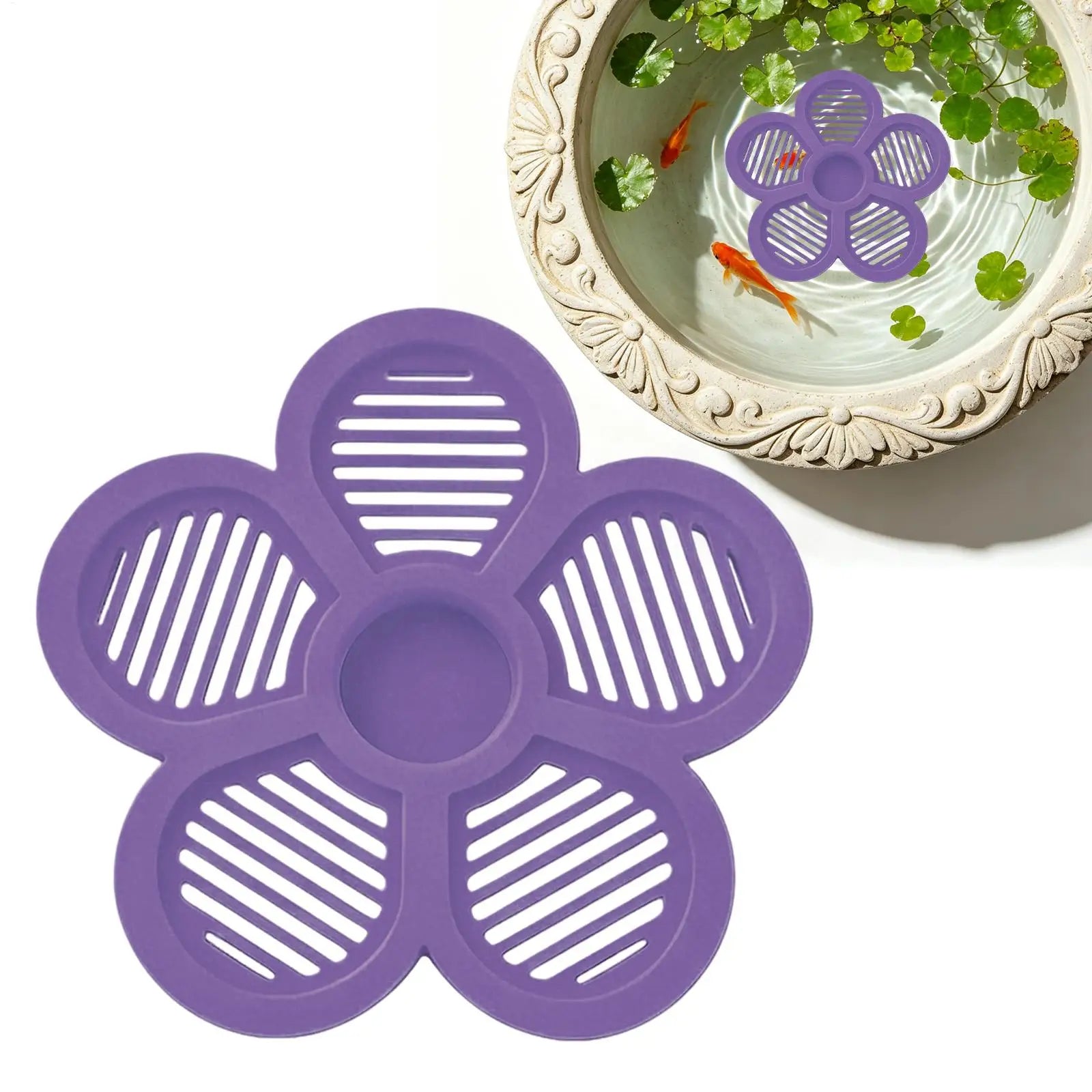 Floating Bee Island-Bee Waterer Bee Insect Drinking Tray Beekeeping Setups Luring Insect Waterer Island Tray For Outdoor Garden Oasis Select