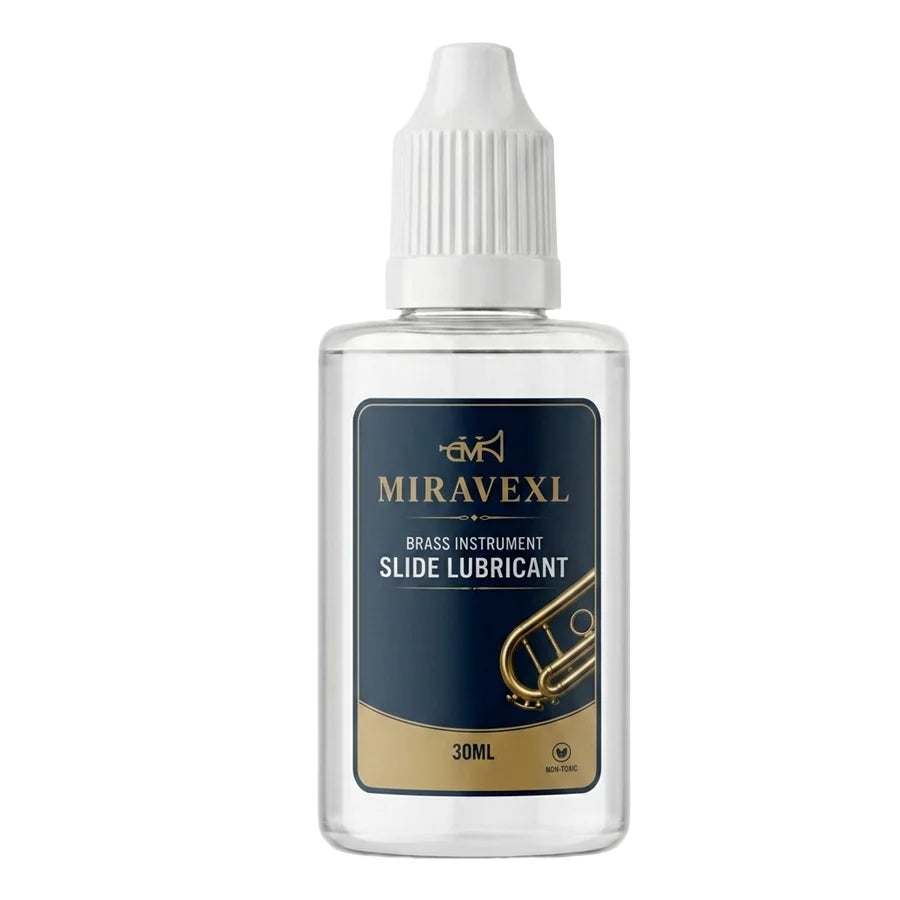 Brass Instrument Valve Oil 30ml, Fast-Acting Lube for Trumpet/Cornet/Horn/Tuba Smooth Play, Low Odor Anti-Rust Protection Oasis Select 1PC