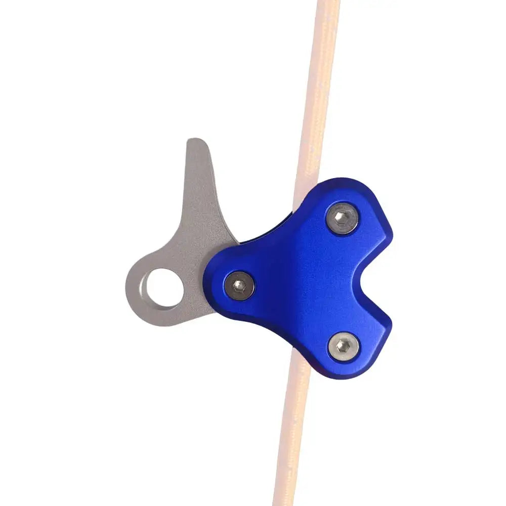 Aluminum Alloy Freediving Rope Pulley Diving Rope Release Device Retractor Pulling System for 8-10mm Rope Oasis Select Blue