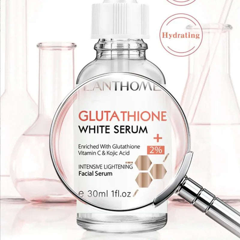 30ml Dark Skin Permanent Brightening Bleaching GLUTATHIONE Serum Face Skin Best Choose Nourish Nursing Solution Oasis Select