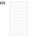 Invisible Transparent PE/PU Breath Nasal Strips Shrinking Nose Wing Patch For Cosplay Special Nose Shrink Oasis Select 8 x 4cm PU