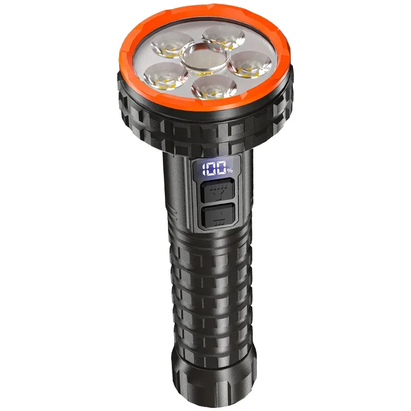 Outdoor Super Bright Portable Lighting Highlight Powerful LED Flashlight USB Rechargeable Flashlight LED Camping Light travel Oasis Select SH-117070