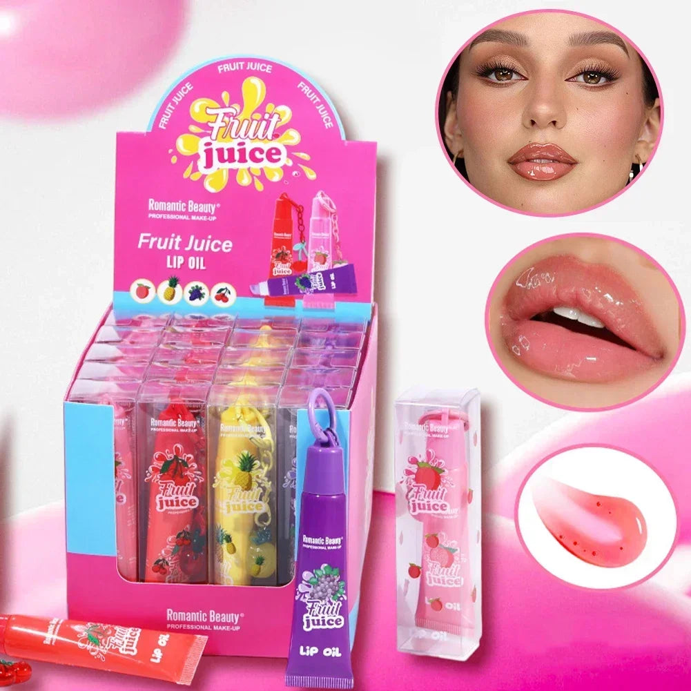 Moisturizing Fruit Lip Oil Hydrating Nourishing Formula Soothing Care for Chapped Lips Glossy Shine Non Sticky Everyday Lip Oasis Select