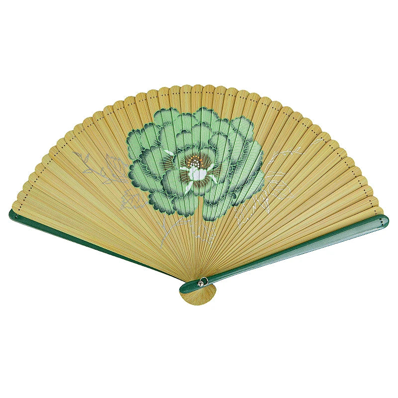 All-bamboo Folding Fan Chinese Ancient-style Dance Fan Summer Portable New Chinese-style Cheongsam Folding Fan Oasis Select