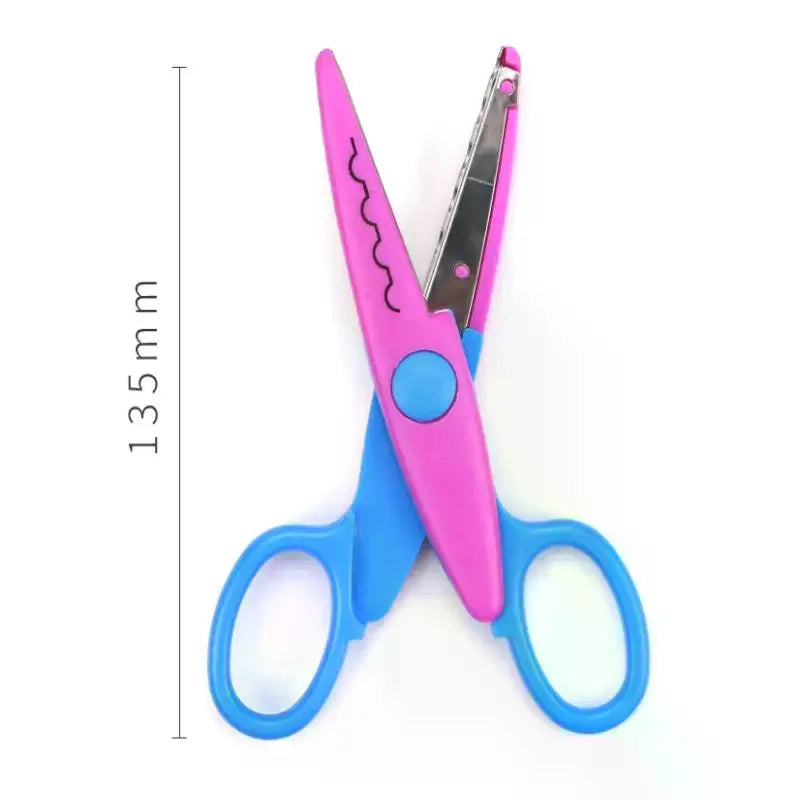 Wavy Lace Edge Scissors for Kids, Scrapbooking & Crafts